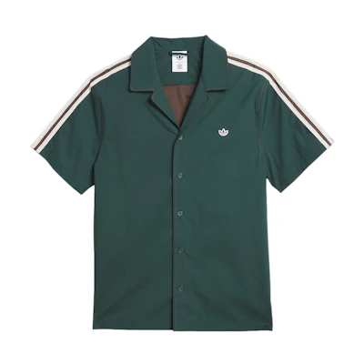 adidas Originals CLOT Bowling Polo Shirt Edison Chen Unisex Striped Logo Tee. JP3870
