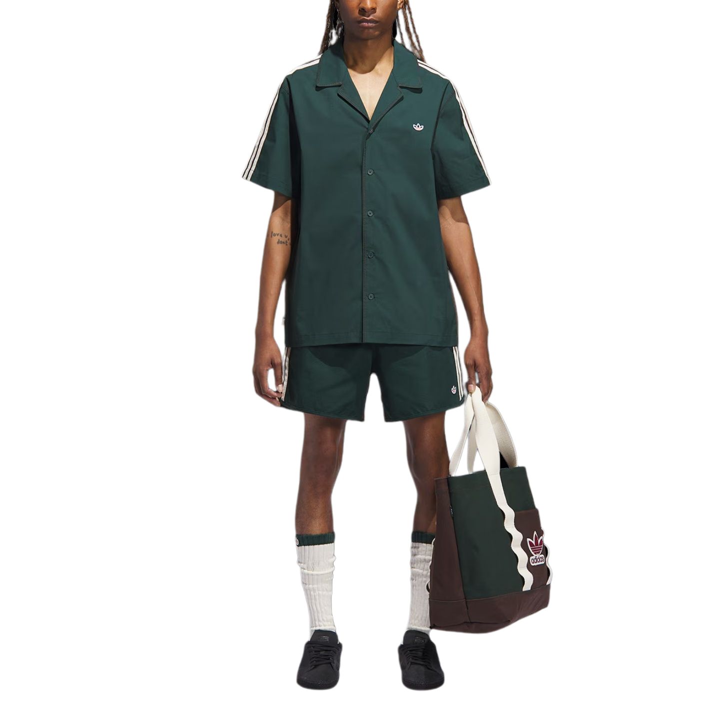 Details for 阿迪达斯原创 x CLOT 爱迪生陈联名男女同款条纹保龄球T恤。 JP3870