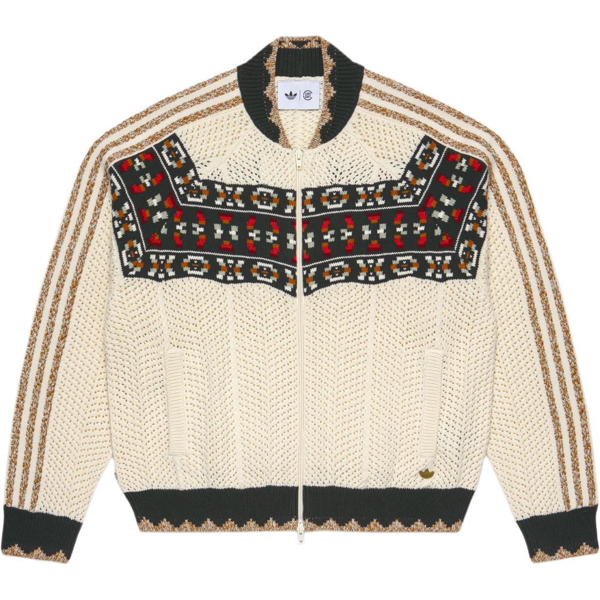 adidas Originals x CLOT Edison Chen Crochet SST Knit Sweater Unisex - Off-White IM7909
