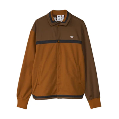 adidas Originals CLOT Edison Chen FW24 Colorblock Long-Sleeve Jacket Bronze. IY8664