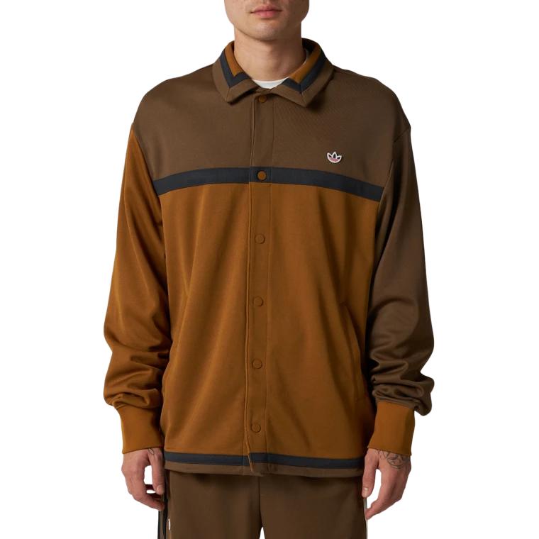 Lookbook アディダス オリジナルス × CLOT エディソン・チャン FW24 カラーブロック ジャケット ブロンズ IY8664