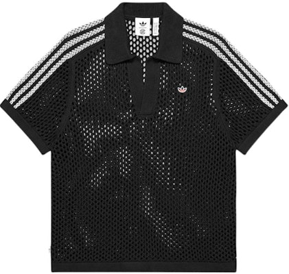 阿迪达斯Originals x CLOT陈冠希条纹网眼POLO衫黑色男女同款 FW24 JE9593 Buy 阿迪达斯Originals x CLOT陈冠希条纹网眼POLO衫黑色男女同款 FW24 JE9593