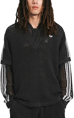 阿迪达斯Originals x CLOT陈冠希条纹网眼POLO衫黑色男女同款 FW24 JE9593 Purchase 阿迪达斯Originals x CLOT陈冠希条纹网眼POLO衫黑色男女同款 FW24 JE9593