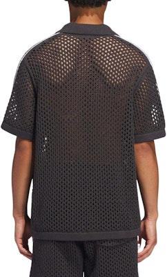 阿迪达斯Originals x CLOT陈冠希条纹网眼POLO衫黑色男女同款 FW24 JE9593 Sizing 阿迪达斯Originals x CLOT陈冠希条纹网眼POLO衫黑色男女同款 FW24 JE9593