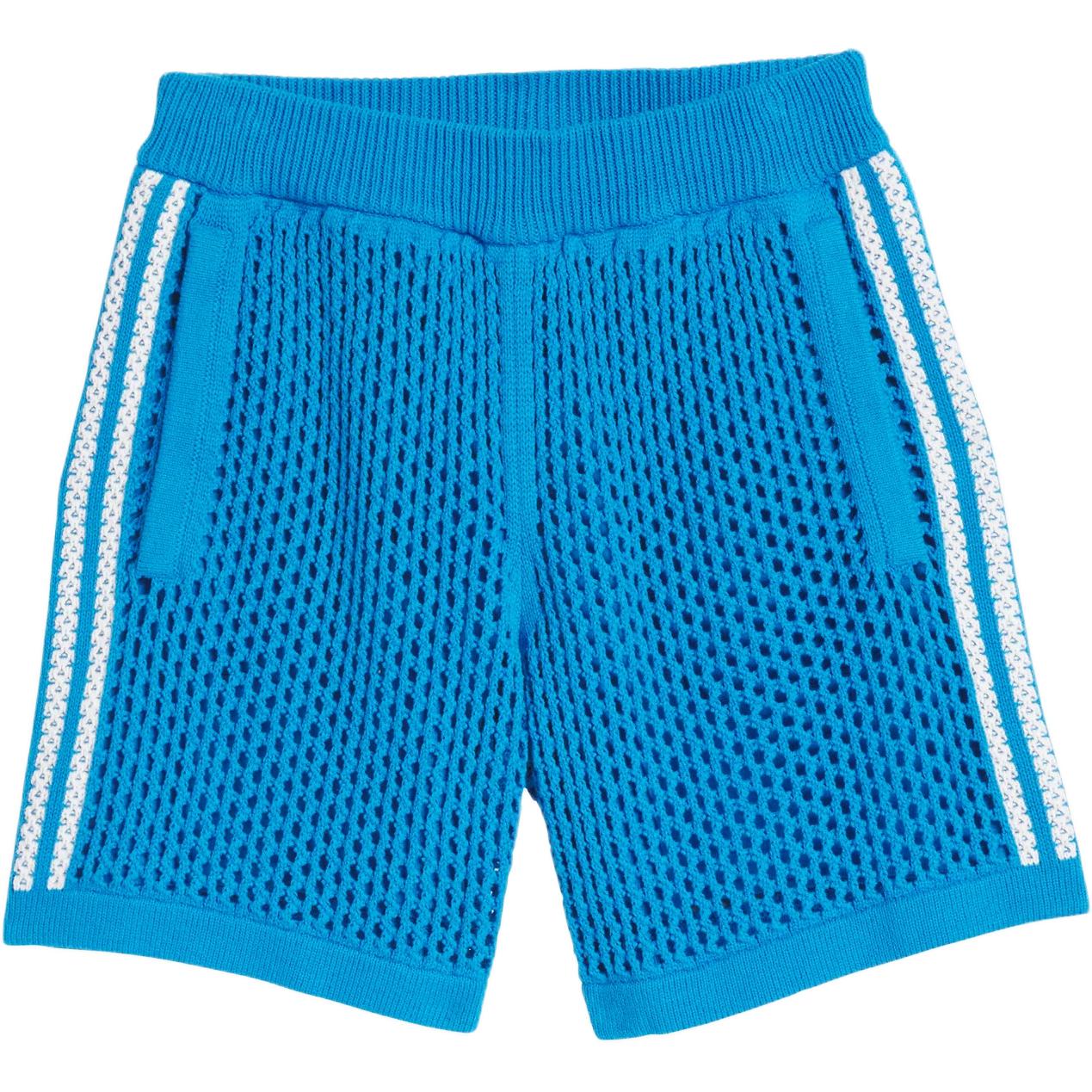 adidas Originals x CLOT FW24 Blue Mesh Breathable Unisex Shorts. JF4272