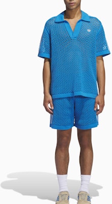 アディダスオリジナルズ × CLOT FW24 ブルーメッシュ ユニセックス ショーツ JF4272 Shop アディダスオリジナルズ × CLOT FW24 ブルーメッシュ ユニセックス ショーツ JF4272