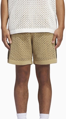 アディダス オリジナルス x CLOT FW24 メッシュ カジュアルショーツ ユニセックス ブラウン. JD7114 Details for アディダス オリジナルス x CLOT FW24 メッシュ カジュアルショーツ ユニセックス ブラウン. JD7114