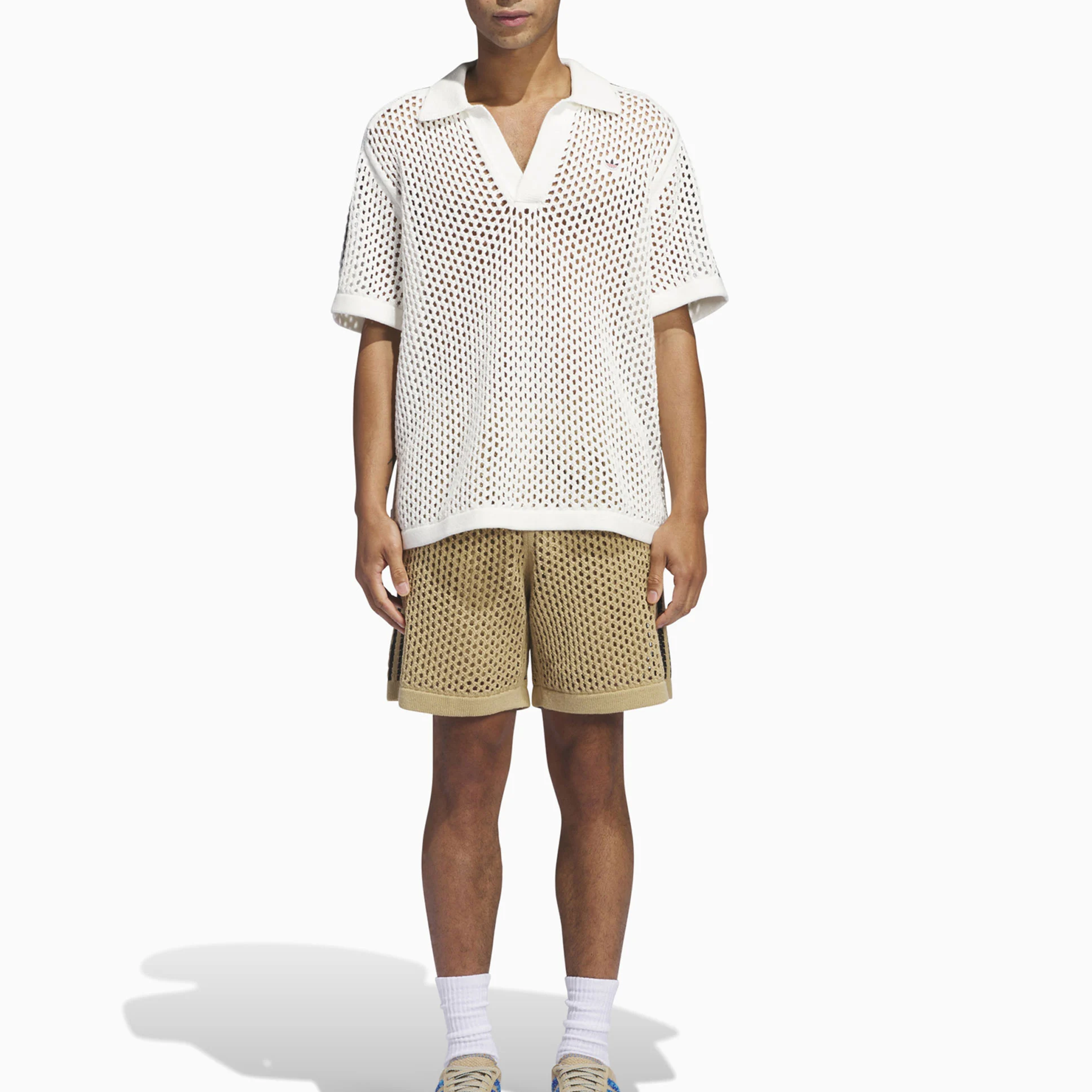 Sizing アディダス オリジナルス x CLOT FW24 メッシュ カジュアルショーツ ユニセックス ブラウン. JD7114