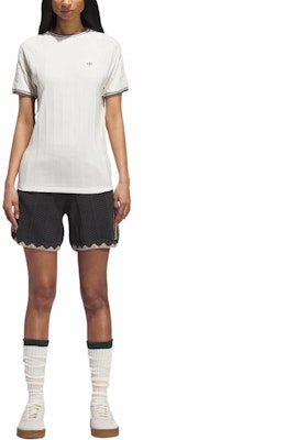 adidas Originals x CLOT クロシェショーツ カーボンブラック 男女兼用 by エディソン・チェン JP1600 Details for adidas Originals x CLOT クロシェショーツ カーボンブラック 男女兼用 by エディソン・チェン JP1600