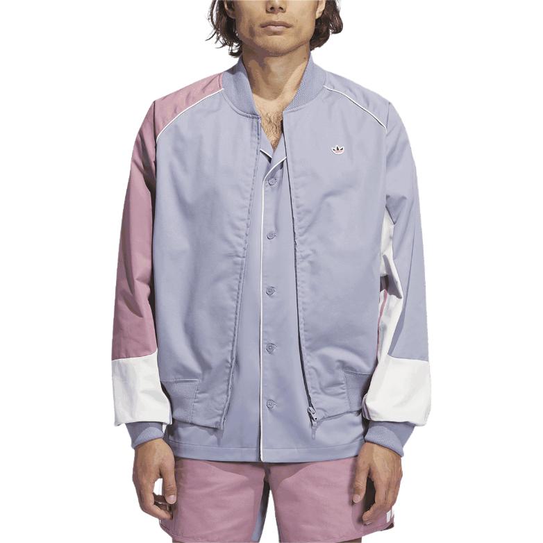 adidas Originals CLOT Silver Violet Unisex Outdoor Sports Jacket IY6519 圖 4