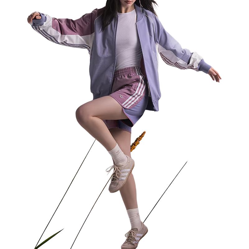 adidas Originals CLOT Silver Violet Unisex Outdoor Sports Jacket IY6519 圖 7