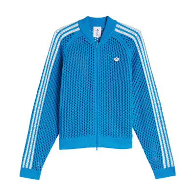 adidas Originals CLOT Track Knit Mesh Jacket FW24 Unisex Blue Comfortable Fashion JF4268