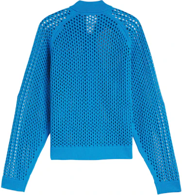 adidas Originals x CLOT 藍色針織網眼外套 FW24 男女時尚舒適外套 JF4268 Lookbook adidas Originals x CLOT 藍色針織網眼外套 FW24 男女時尚舒適外套 JF4268