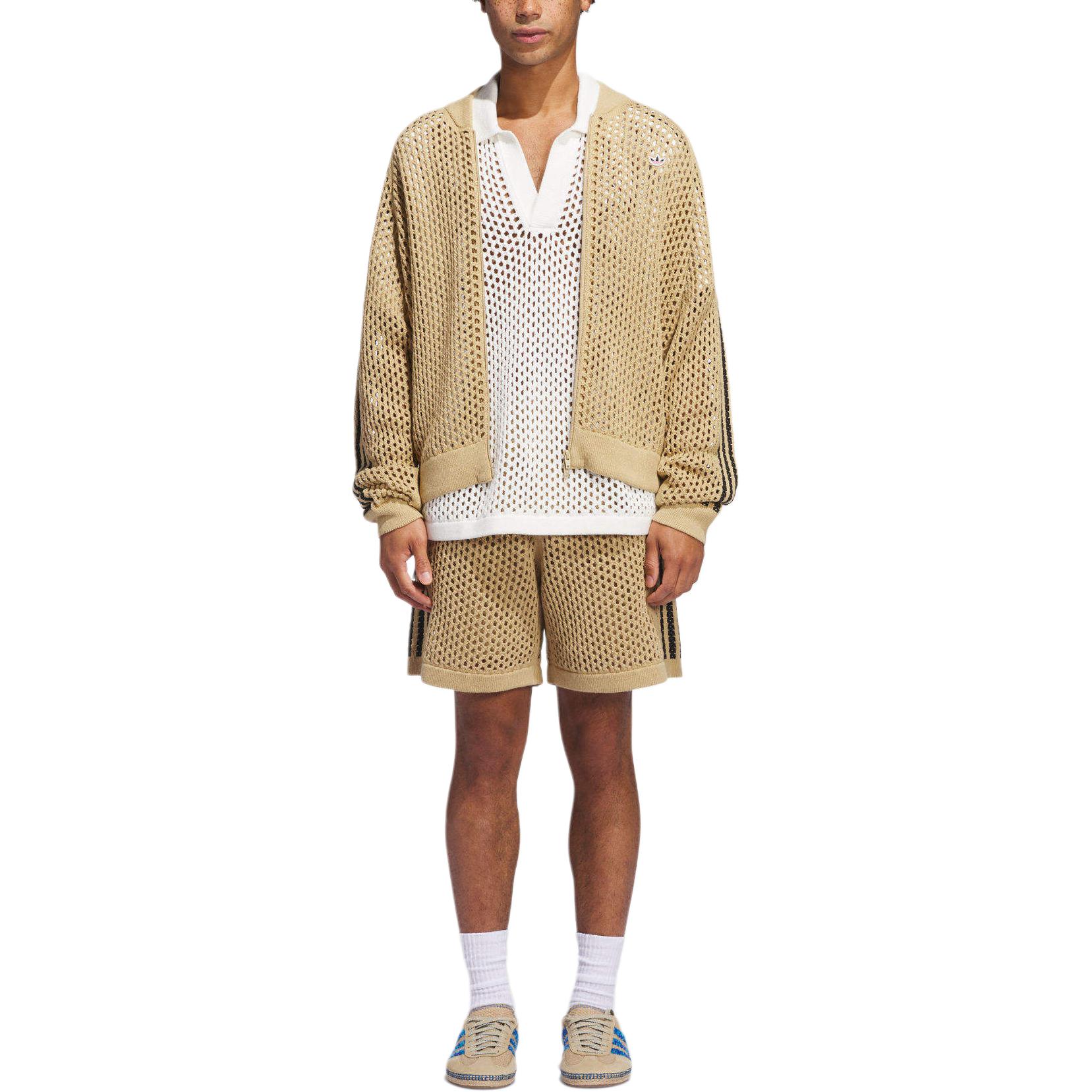 Details for 阿迪达斯 Originals x CLOT 男女针织网眼运动上衣褐色 FW24 JF4270