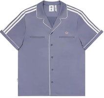 adidas Originals x CLOT Unisex Purple Outdoor Button-Up Short Sleeve Shirt. IY8684 adidas Originals x CLOT Unisex Purple Outdoor Button-Up Short Sleeve Shirt. IY8684