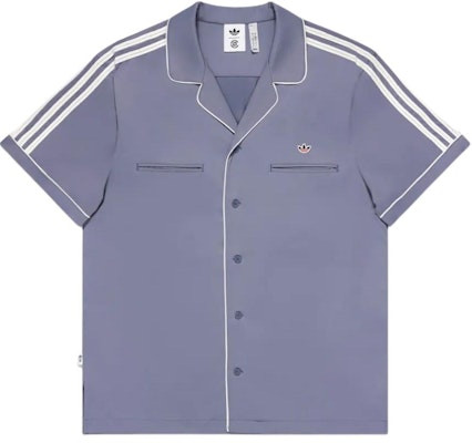 아디다스 오리지널스 x 클롯 유니섹스 퍼플 아웃도어 반팔 버튼업 셔츠. IY8684 Order 아디다스 오리지널스 x 클롯 유니섹스 퍼플 아웃도어 반팔 버튼업 셔츠. IY8684