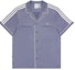 Order 아디다스 오리지널스 x 클롯 유니섹스 퍼플 아웃도어 반팔 버튼업 셔츠. IY8684