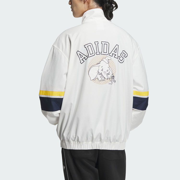 adidas Originals Disney Dumbo Retro Sports Jacket White Unisex IN1048 圖 4