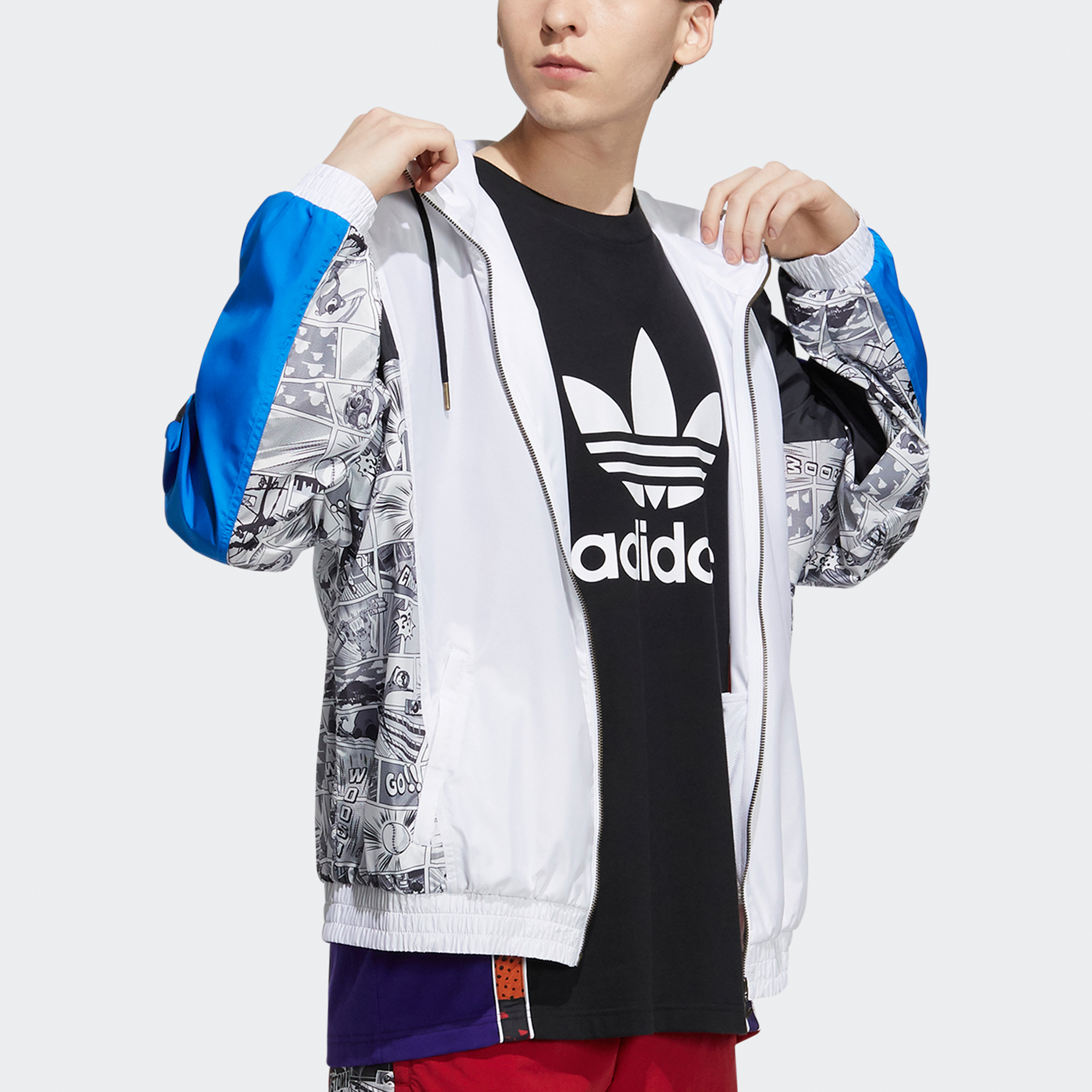 adidas Originals Disney Toy Story Manga Hooded Jacket White Fall Release HD9078 圖 6