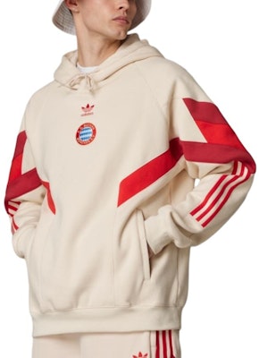 adidas Originals x FC Bayern FW24 Hoodie Logo Garis Linen Striped. IS6513 Shop adidas Originals x FC Bayern FW24 Hoodie Logo Garis Linen Striped. IS6513