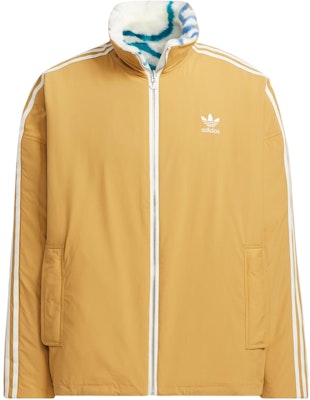 阿迪达斯Originals x 阮菲菲 CNY可翻转羊羔绒夹克 奶油色 男女同款. IX4243 Lookbook 阿迪达斯Originals x 阮菲菲 CNY可翻转羊羔绒夹克 奶油色 男女同款. IX4243