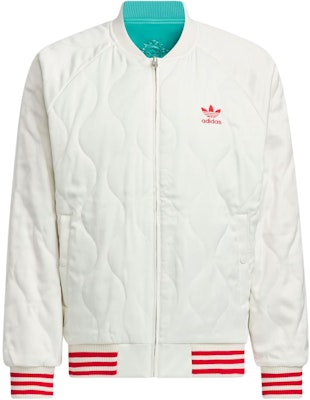 阿迪达斯Originals x 阮菲菲 2023秋冬双面绣花缎面飞行夹克 男女款 IX4242 Lookbook 阿迪达斯Originals x 阮菲菲 2023秋冬双面绣花缎面飞行夹克 男女款 IX4242