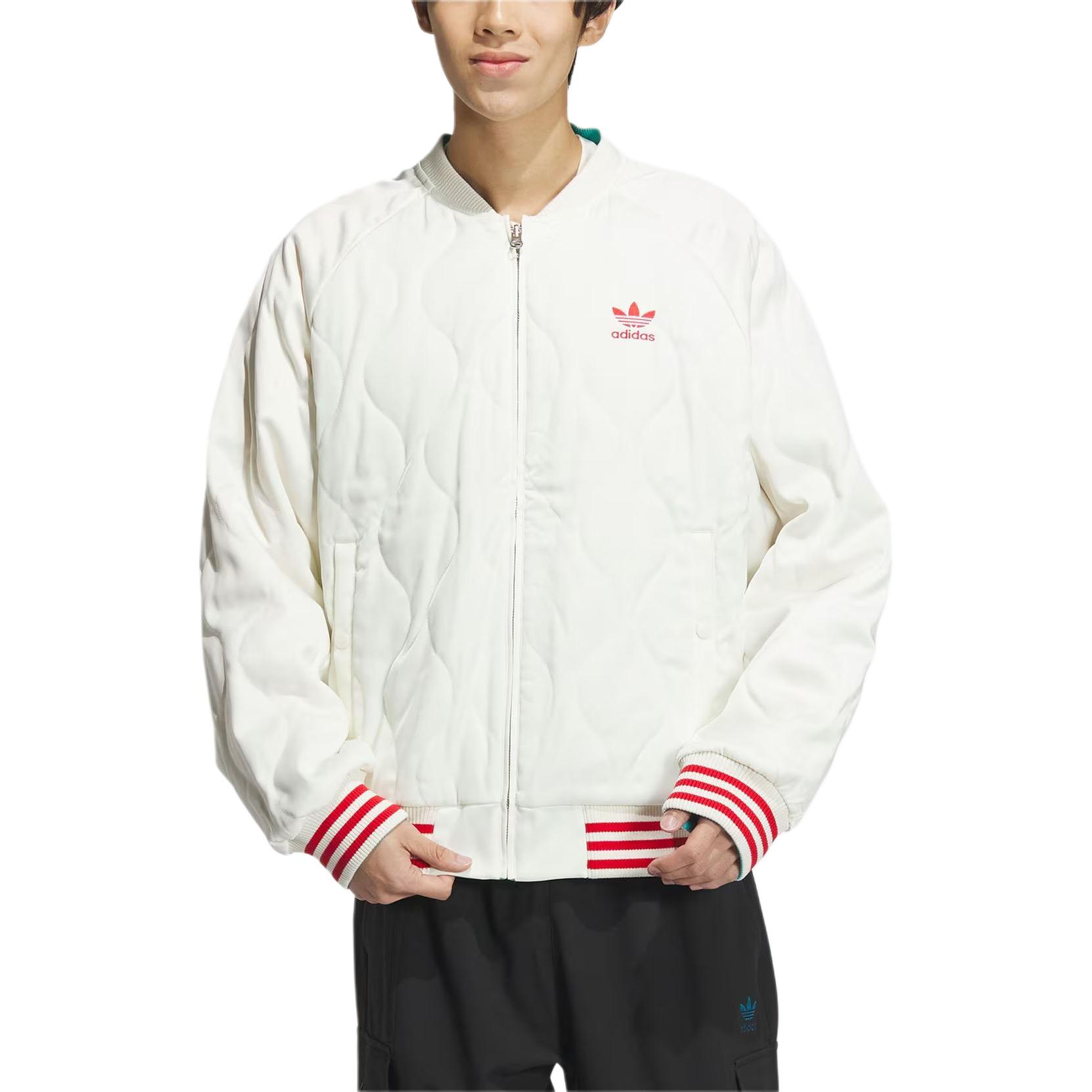 Purchase 阿迪达斯Originals x 阮菲菲 2023秋冬双面绣花缎面飞行夹克 男女款 IX4242