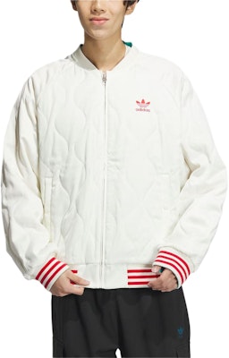 阿迪达斯Originals x 阮菲菲 2023秋冬双面绣花缎面飞行夹克 男女款 IX4242 Purchase 阿迪达斯Originals x 阮菲菲 2023秋冬双面绣花缎面飞行夹克 男女款 IX4242