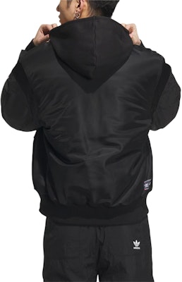 adidas Originals x FEIFEI RUAN FW23 男女印花拉鍊帽夾克外套 - 黑色 IX4232 Shop adidas Originals x FEIFEI RUAN FW23 男女印花拉鍊帽夾克外套 - 黑色 IX4232