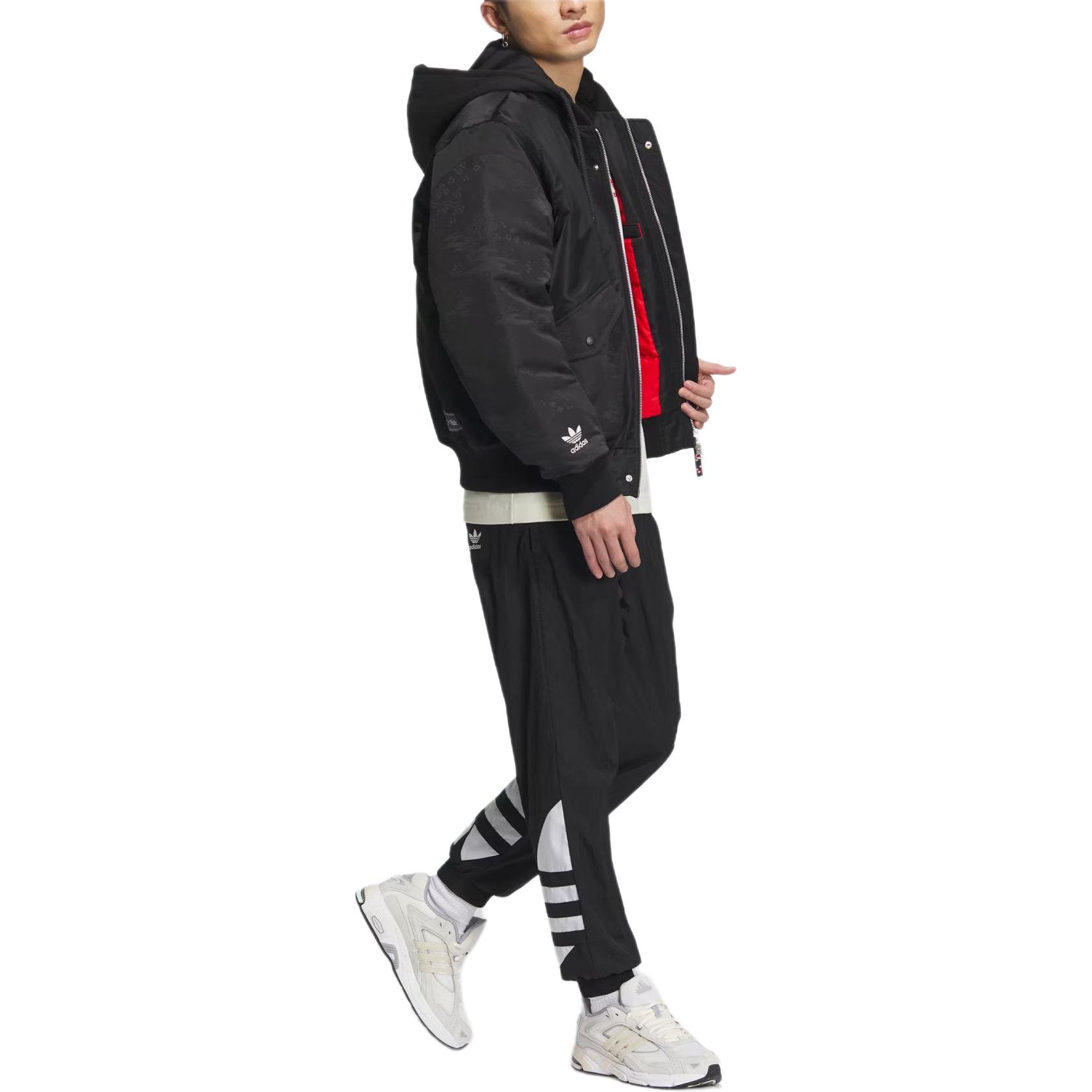 Purchase adidas Originals x FEIFEI RUAN FW23 男女印花拉鍊帽夾克外套 - 黑色 IX4232