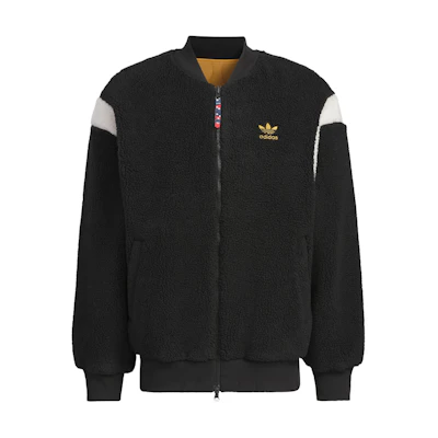 adidas Originals Feifei Ruan Reversible Sherpa Jacket Unisex Black IX4215