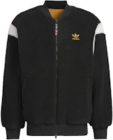 Order adidas Originals x 阮菲菲可雙面穿羊羔絨外套 男女款 黑色 IX4215