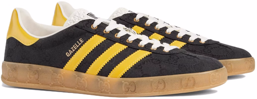 Gucci adidas x Gazelle 'Hitam Kuning' 737967-FAAW3-1084 Lookbook Gucci adidas x Gazelle 'Hitam Kuning' 737967-FAAW3-1084