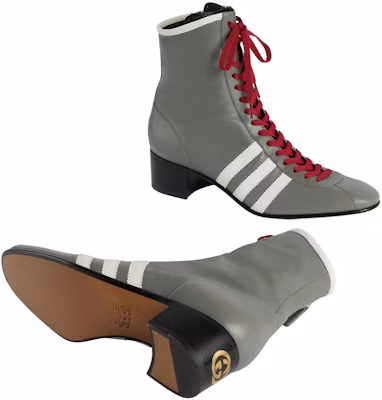 Gucci adidas Originals x Leather Fashion Sneaker Boots 'Grey' 714871-AABAA-1545 Details for Gucci adidas Originals x Leather Fashion Sneaker Boots 'Grey' 714871-AABAA-1545