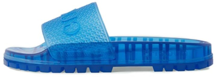 구찌 아디다스 러버 슬라이드 '블루' 721229-JAACP-8759 Buy 구찌 아디다스 러버 슬라이드 '블루' 721229-JAACP-8759