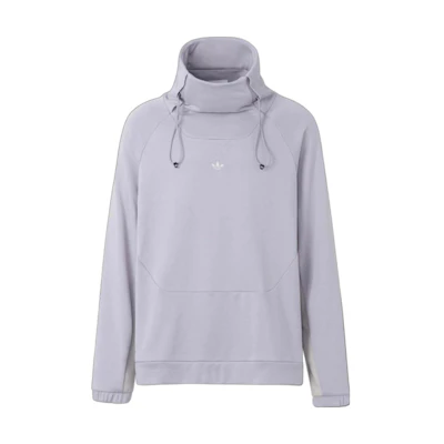 adidas Originals HAMCUS Capsule High-Neck Drawstring Pullover Hoodie Grey HY6365