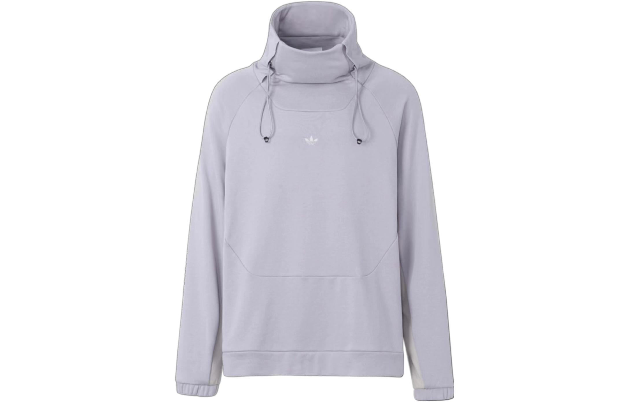 adidas Originals HAMCUS Capsule High-Neck Drawstring Pullover Hoodie Grey HY6365 圖 2