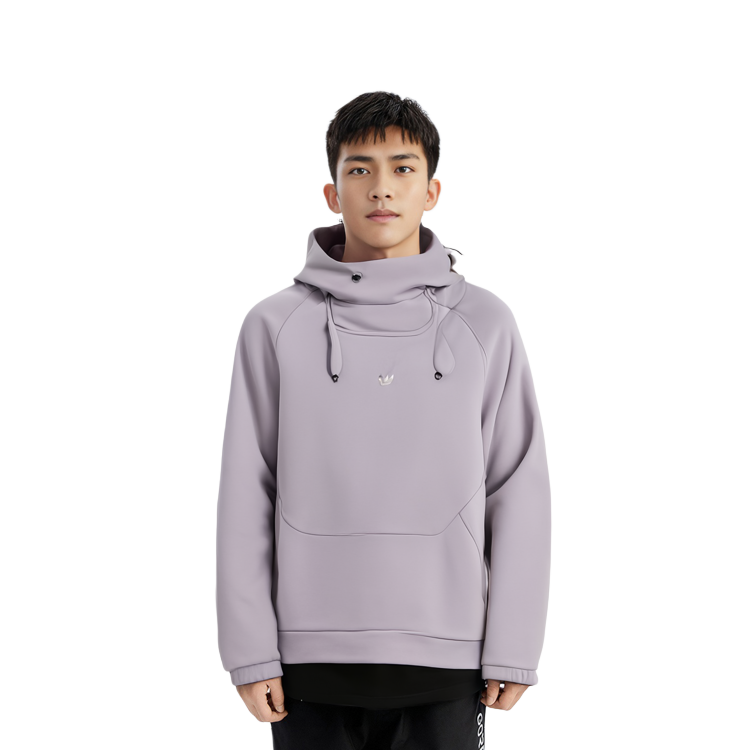 adidas Originals HAMCUS Capsule High-Neck Drawstring Pullover Hoodie Grey HY6365 圖 6