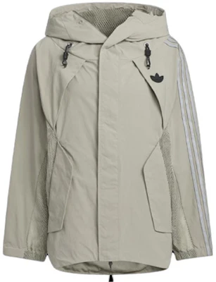 adidas Originals x HAMCUS Hoodie Jaket Unisex Pebble Silver Grey. HY4195 Order adidas Originals x HAMCUS Hoodie Jaket Unisex Pebble Silver Grey. HY4195