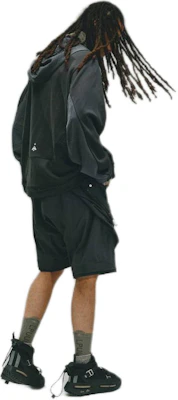 adidas Originals x HAMCUS Hoodie Uniseks Hitam dengan Poket Logo Dada. IX4342 1