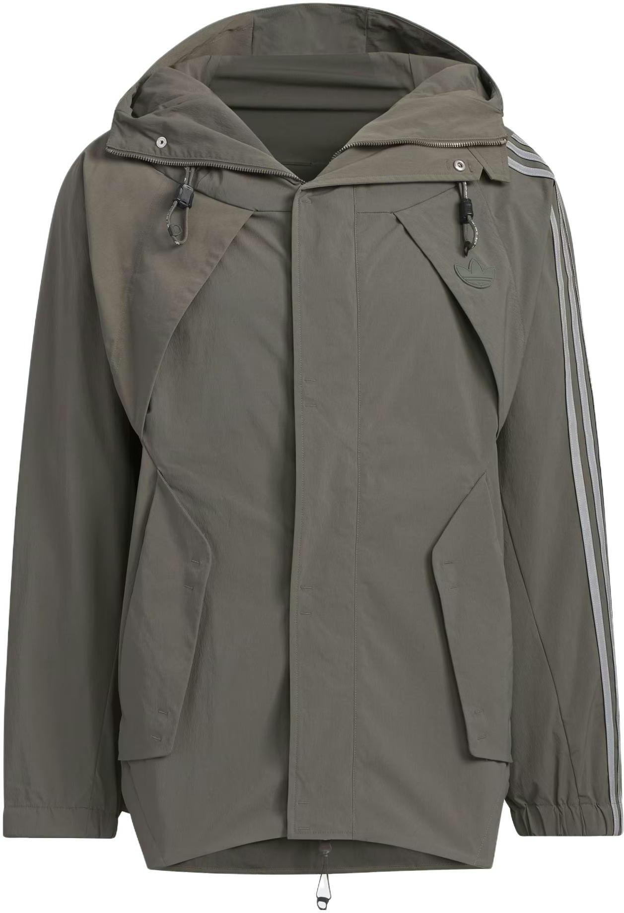 adidas-originals-x-hamcus-fw-23-dark-army-green-3-stripes-hooded-jacket-unisex-ix-7081