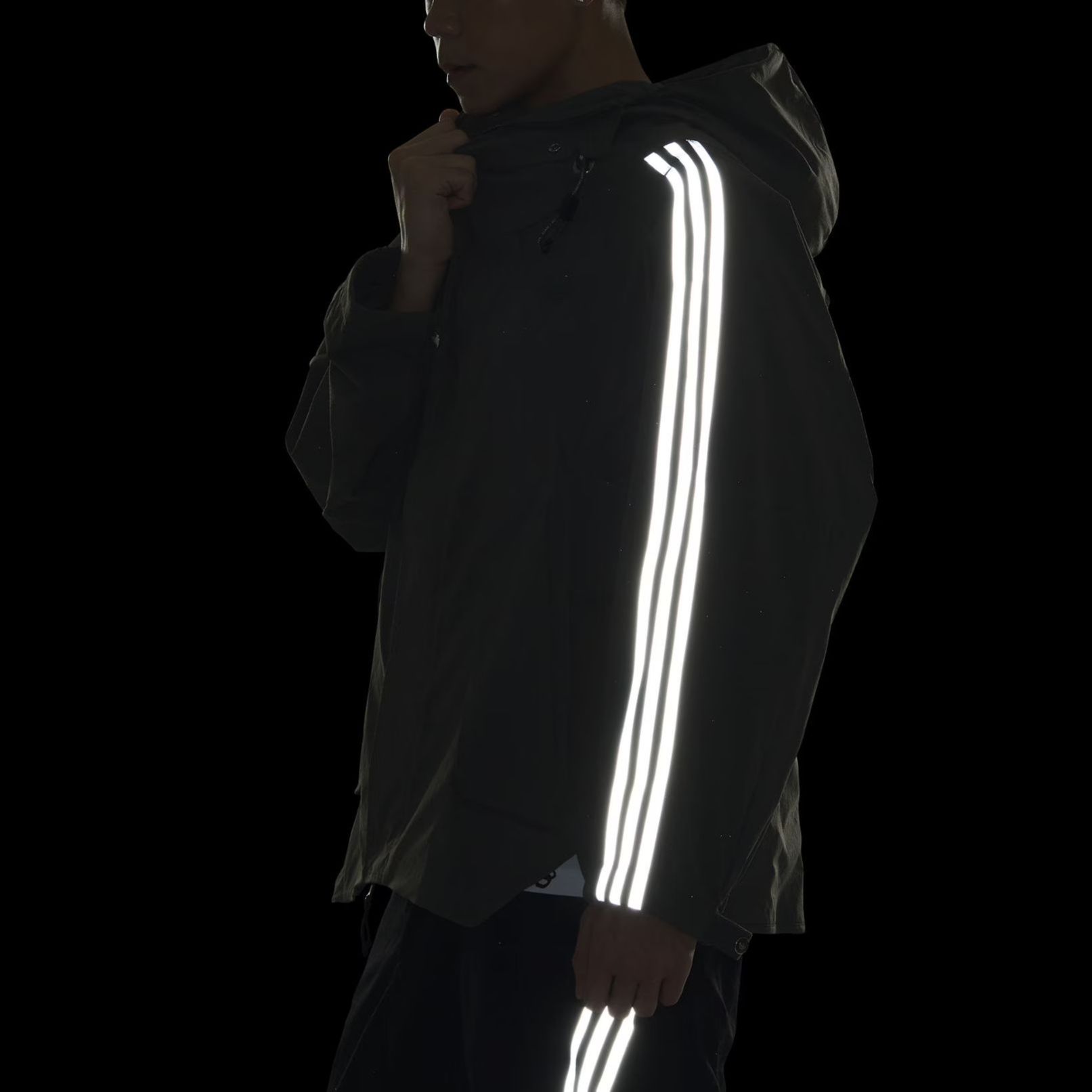 adidas Originals HAMCUS FW23 Dark Army Green 3-Stripes Hooded Jacket Unisex. IX7081 圖 11