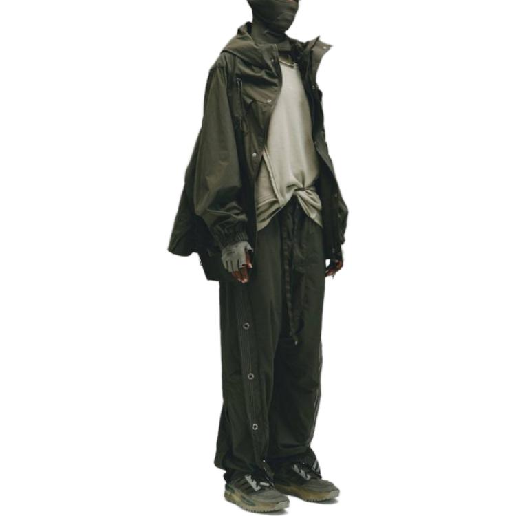 adidas Originals HAMCUS FW23 Dark Army Green 3-Stripes Hooded Jacket Unisex. IX7081 圖 4