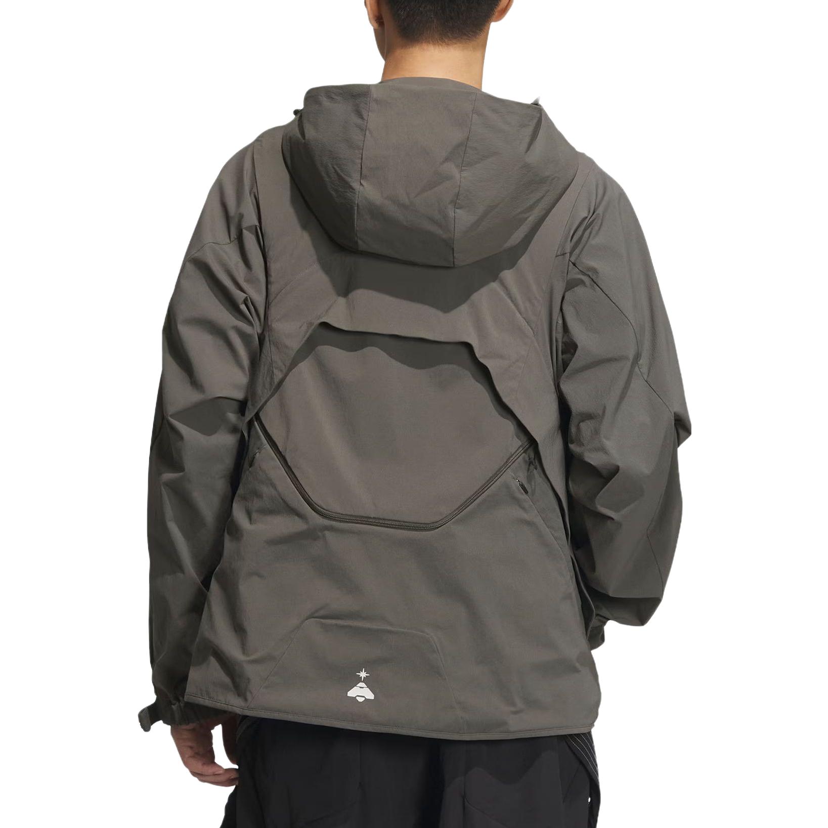 adidas Originals HAMCUS FW23 Dark Army Green 3-Stripes Hooded Jacket Unisex. IX7081 圖 7