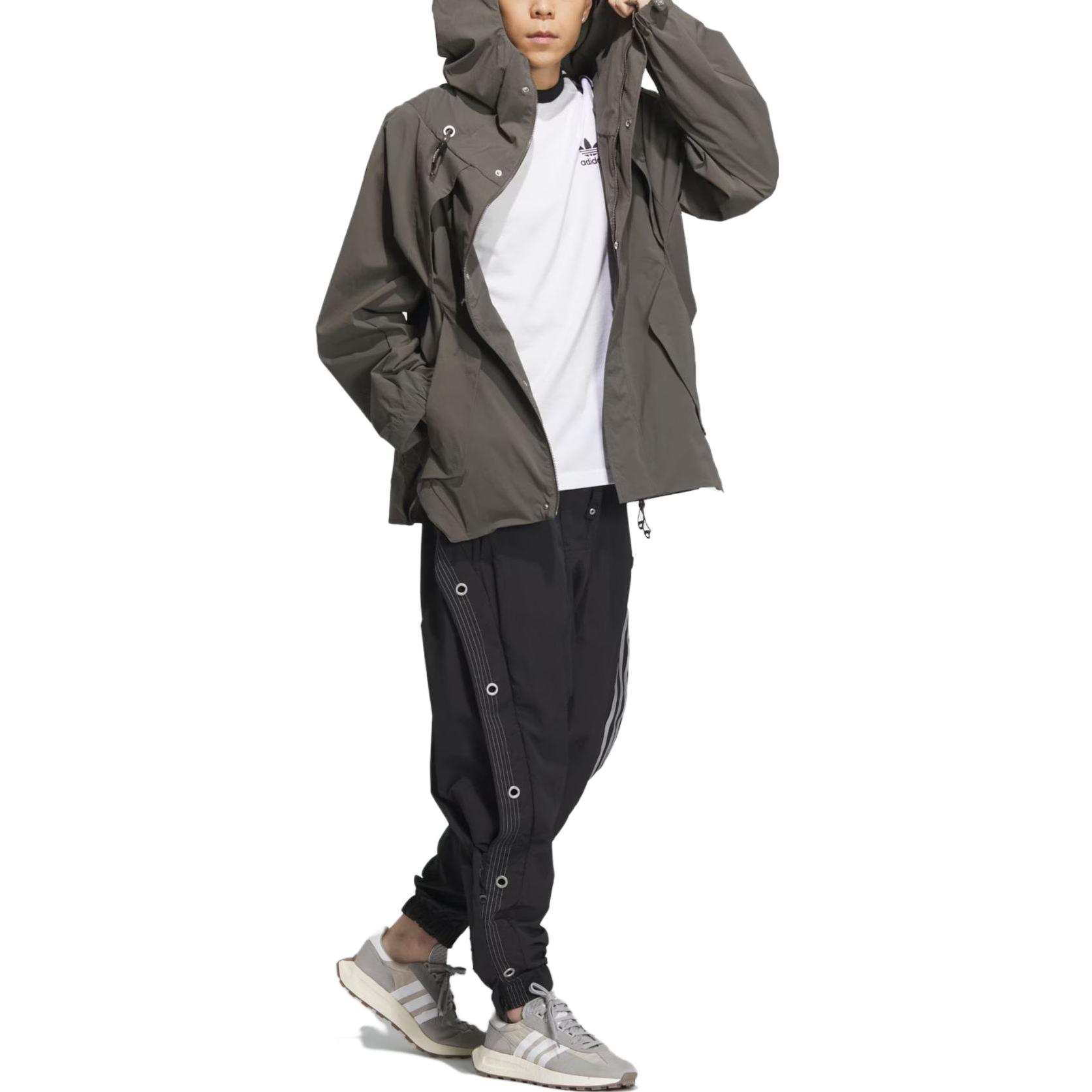 adidas Originals HAMCUS FW23 Dark Army Green 3-Stripes Hooded Jacket Unisex. IX7081 圖 8