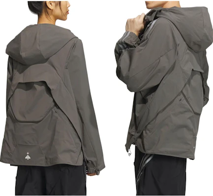 adidas Originals x HAMCUS FW23 深軍綠三條紋連帽外套 男女通用款 IX7081 2