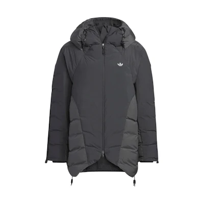 adidas Originals HAMCUS FW23 Quilted Hooded Puffer Jacket Unisex Black IX4343
