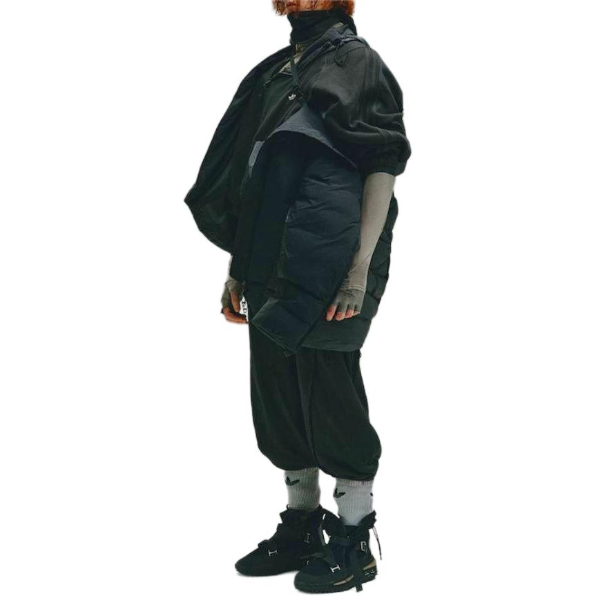 Details for アディダス オリジナルス x HAMCUS FW23 男女兼用キルティングフードパファージャケット ブラック IX4343