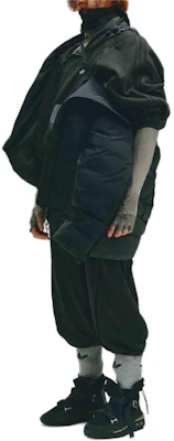 アディダス オリジナルス x HAMCUS FW23 男女兼用キルティングフードパファージャケット ブラック IX4343 Details for アディダス オリジナルス x HAMCUS FW23 男女兼用キルティングフードパファージャケット ブラック IX4343