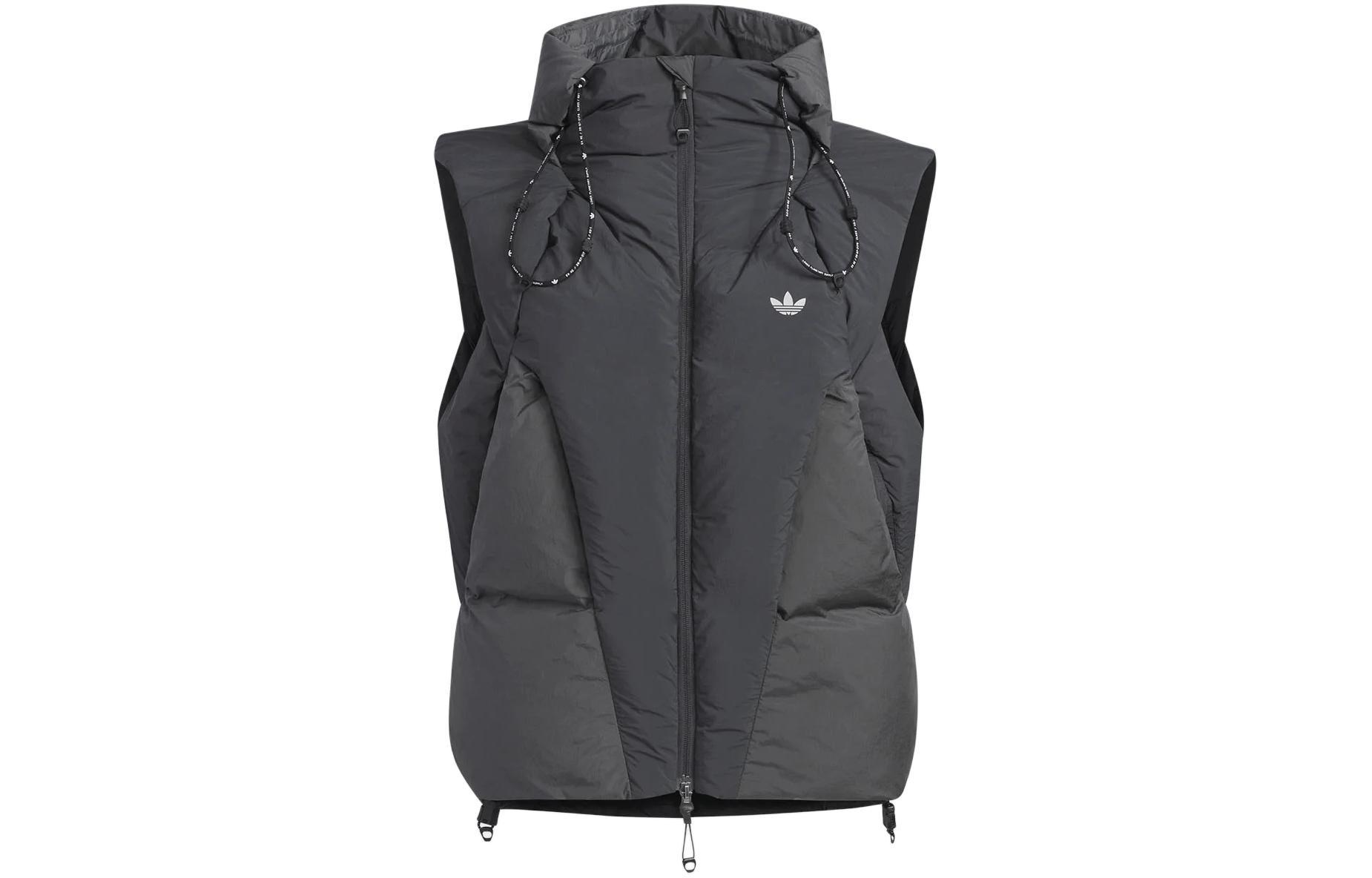 adidas Originals x HAMCUS FW23 Quilted Logo Puffer Vest Black-Unisex. IX4345